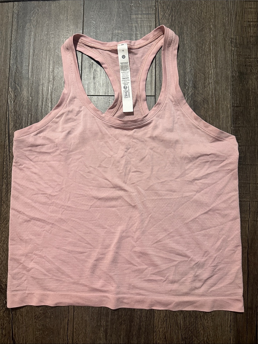 lululemon athletica Light Pink Racerback Tank